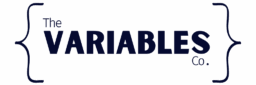the variables co. logo navy on transparent